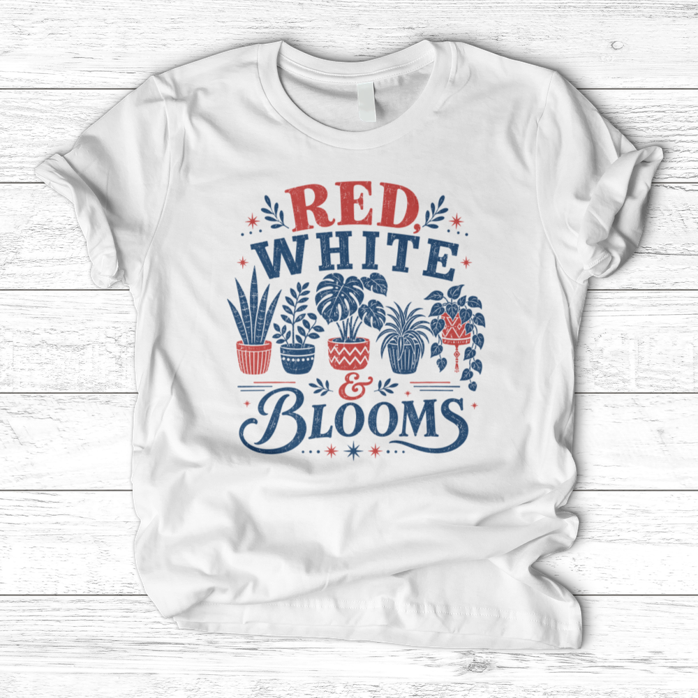 Red White Blooms T-Shirt
