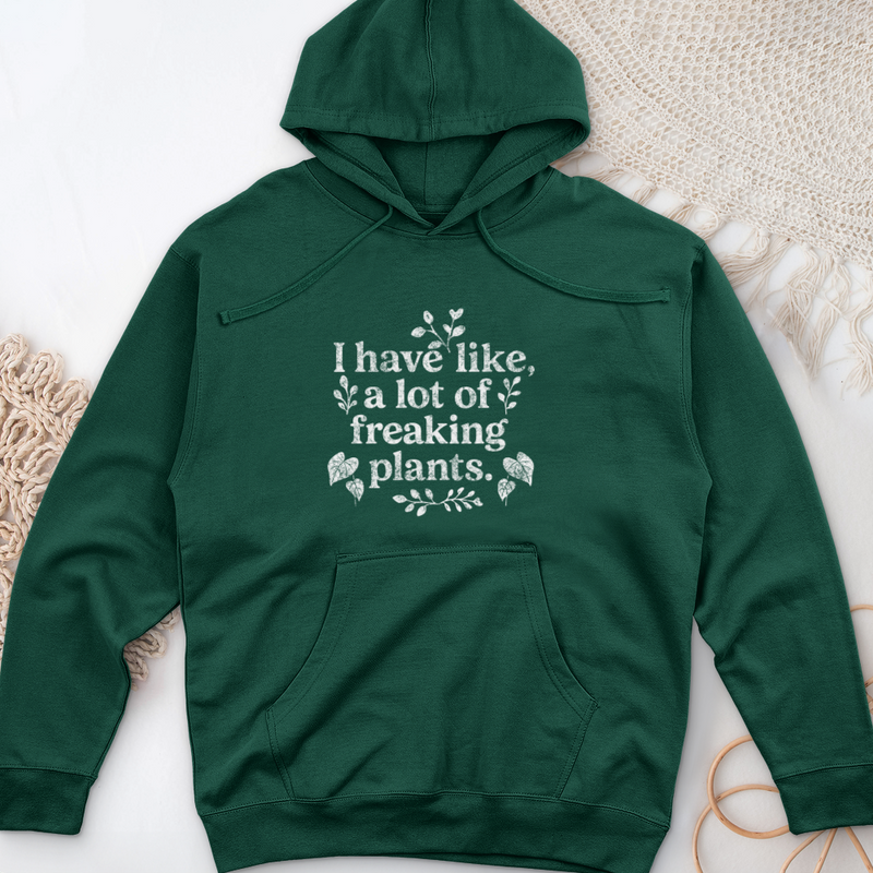 A Lot of Freaking Plants Midweight Hooded Sweatshirt