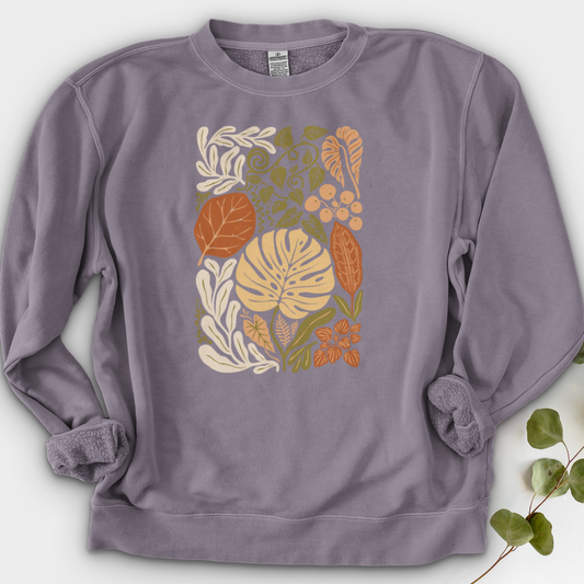 Abstract House Plants Crewneck