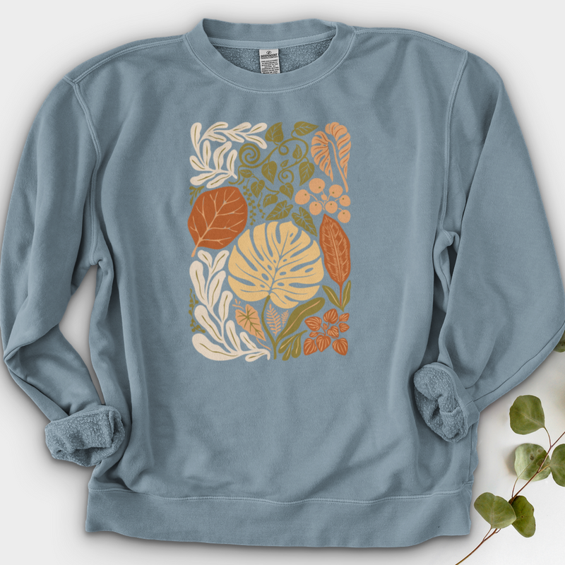 Abstract House Plants Crewneck