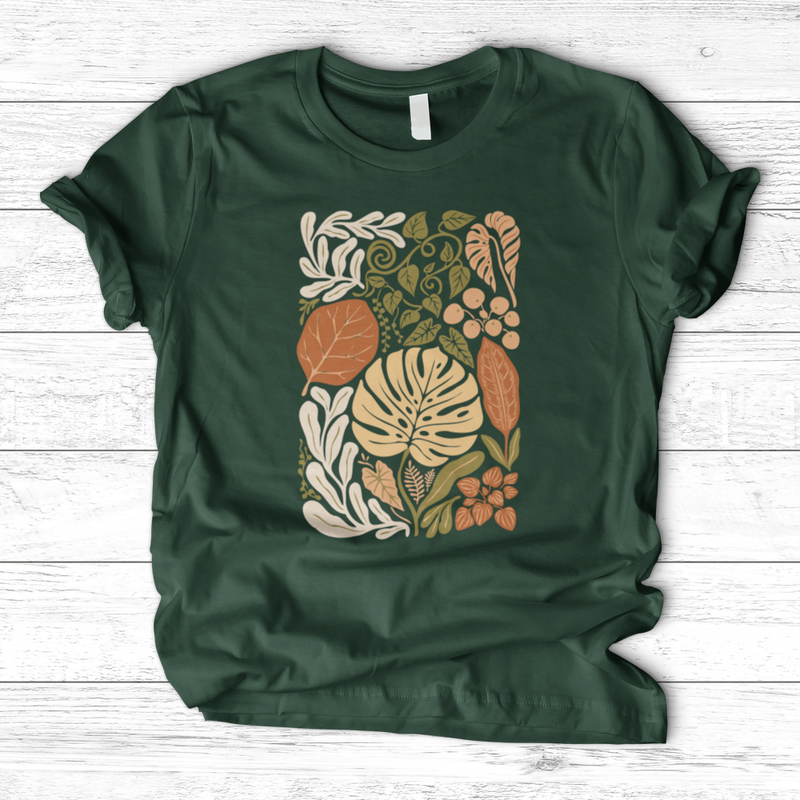 Abstract House Plants T-Shirt