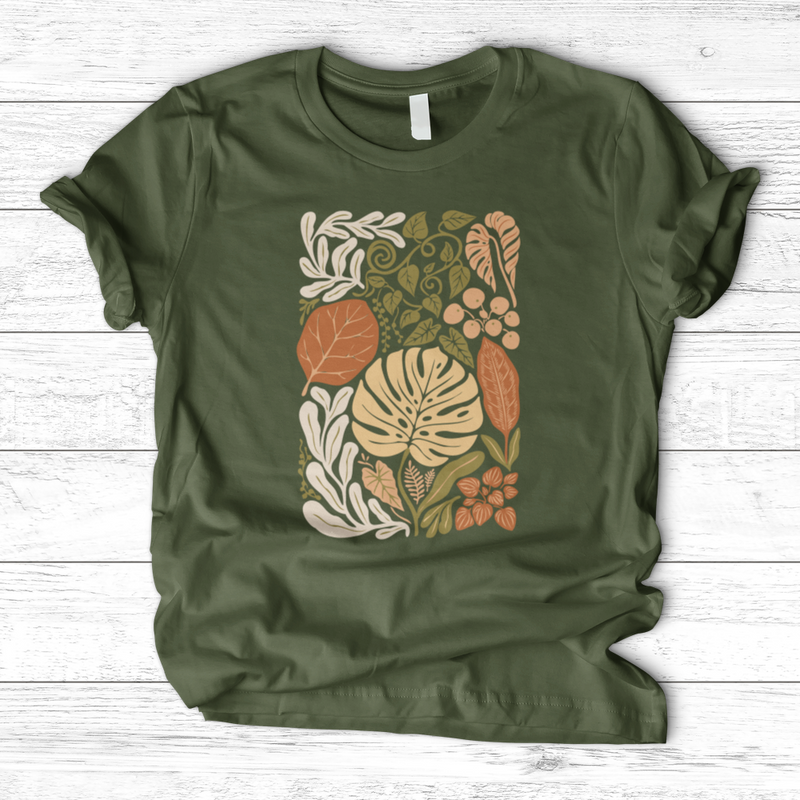 Abstract House Plants T-Shirt
