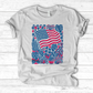 Boho American Flag With Houseplants T-Shirt