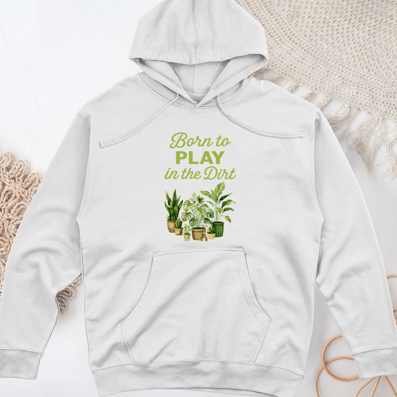 Born To Play In The Dirt Midweight Hooded Sweatshirt