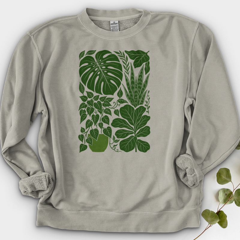 Botanical Indoor Leaf Crewneck