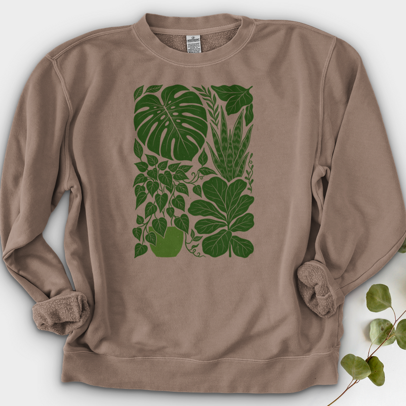Botanical Indoor Leaf Crewneck