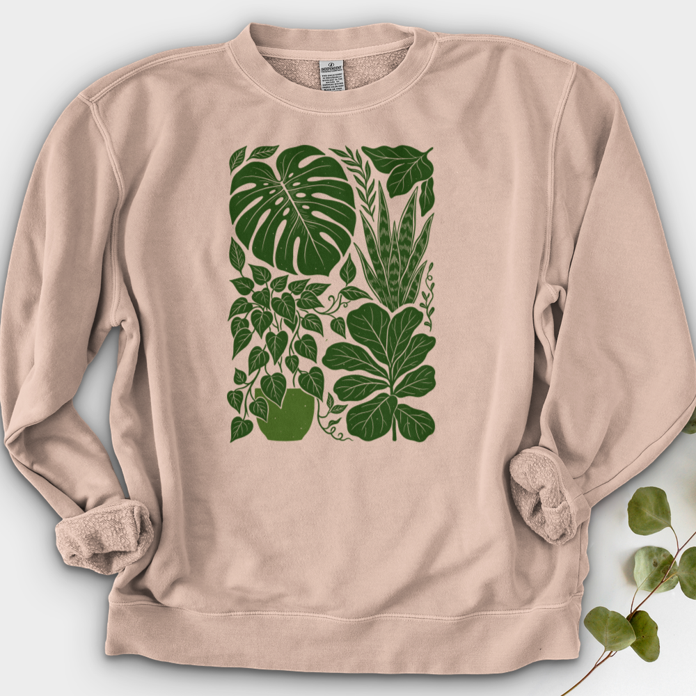 Botanical Indoor Leaf Crewneck