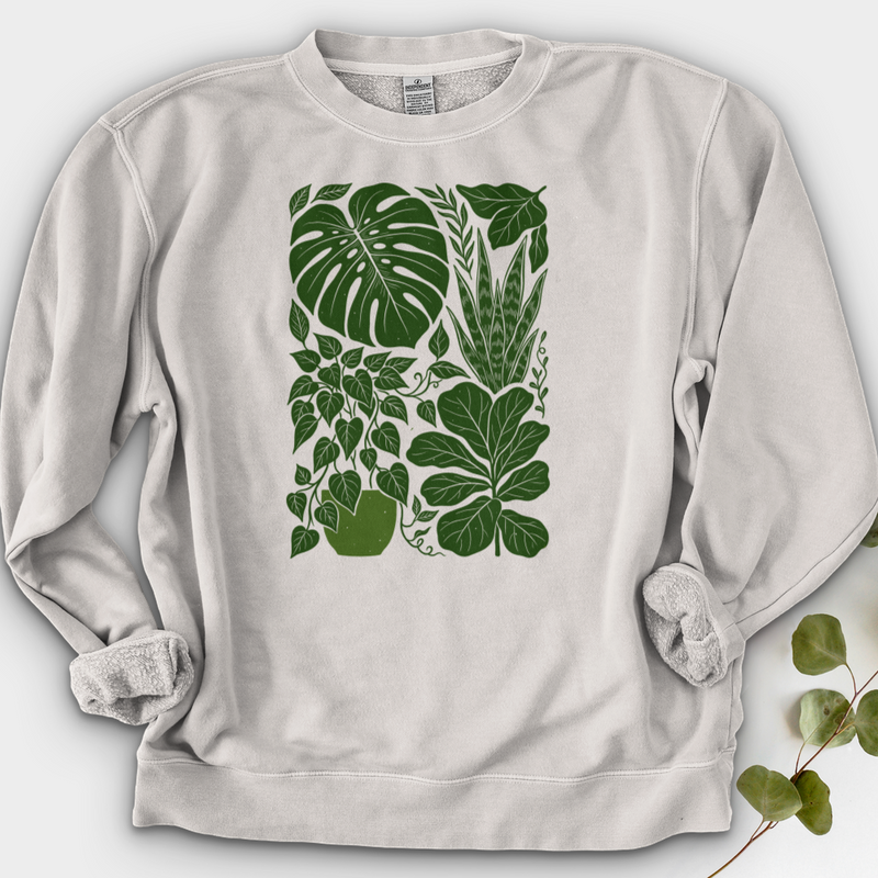 Botanical Indoor Leaf Crewneck