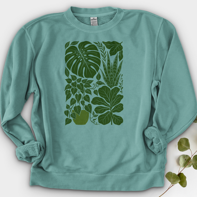 Botanical Indoor Leaf Crewneck