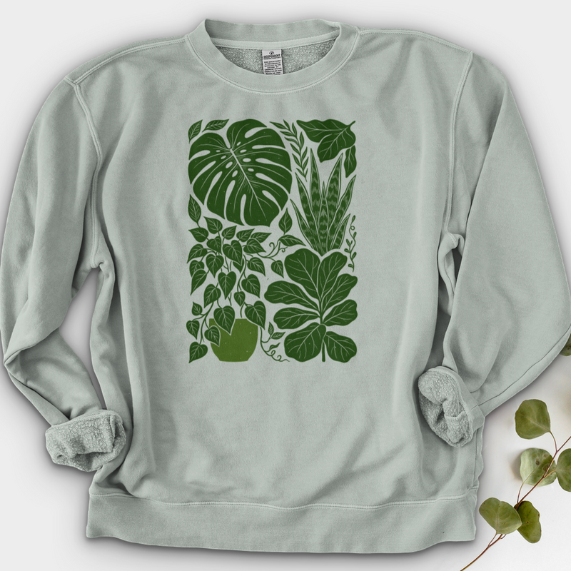 Botanical Indoor Leaf Crewneck