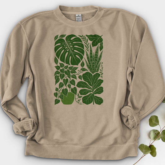 Botanical Indoor Leaf Crewneck