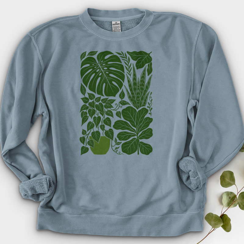 Botanical Indoor Leaf Crewneck