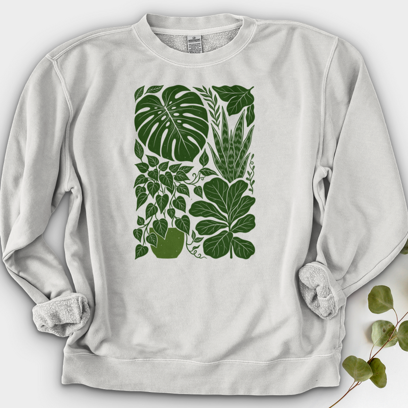 Botanical Indoor Leaf Crewneck