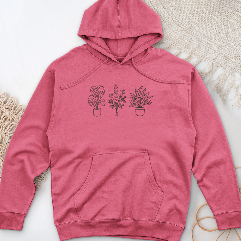 Botanical Trio Midweight Hooded Sweatshirt