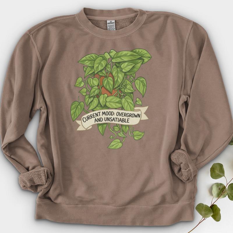 Current Mood Overgrown & Unsatiable Crewneck