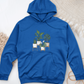 Cute Potted Plants Midweight Hooded Sweatshirt