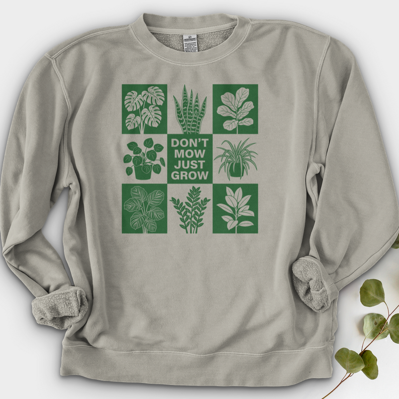 Don't Mow Just Grow Crewneck