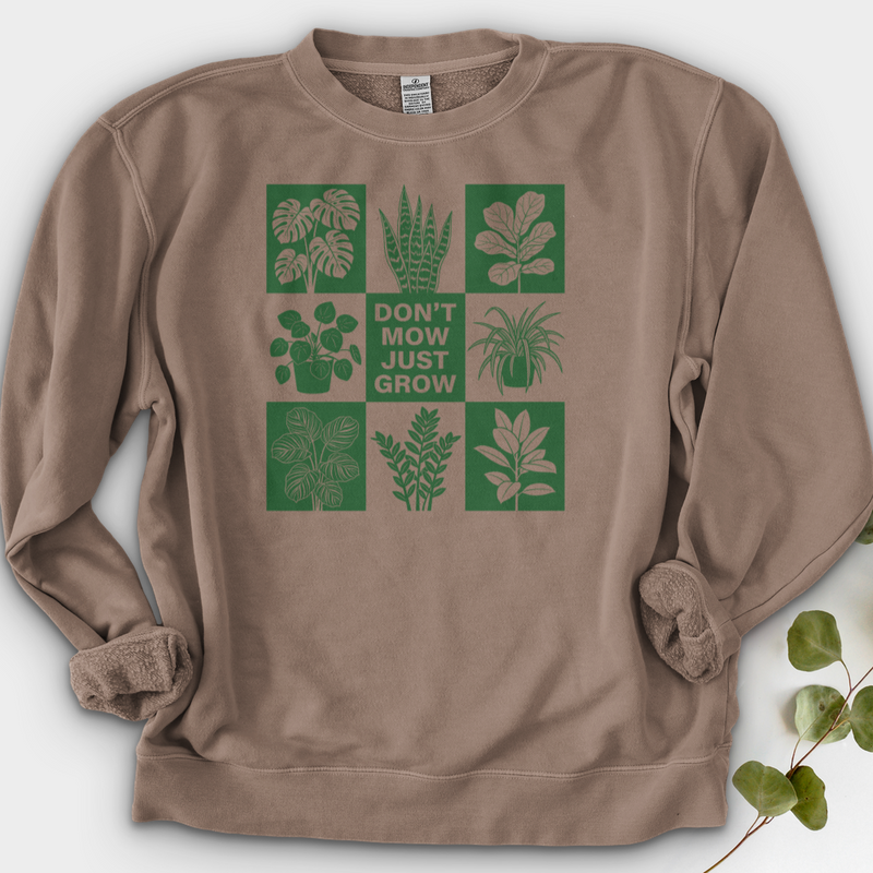 Don't Mow Just Grow Crewneck