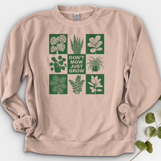 Don't Mow Just Grow Crewneck