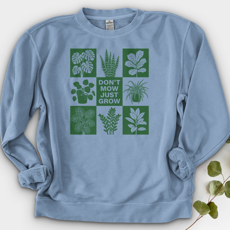 Don't Mow Just Grow Crewneck