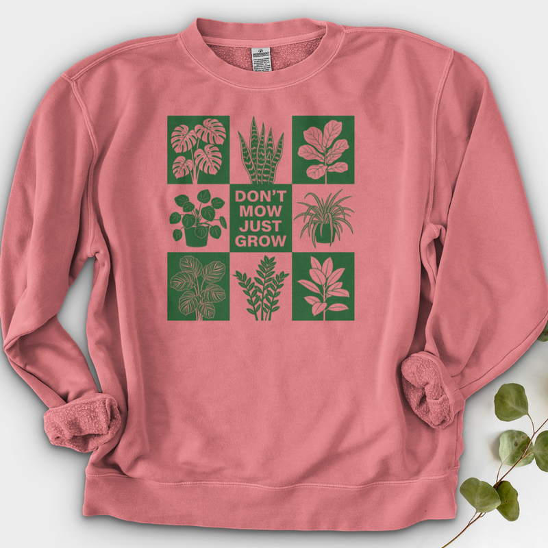 Don't Mow Just Grow Crewneck