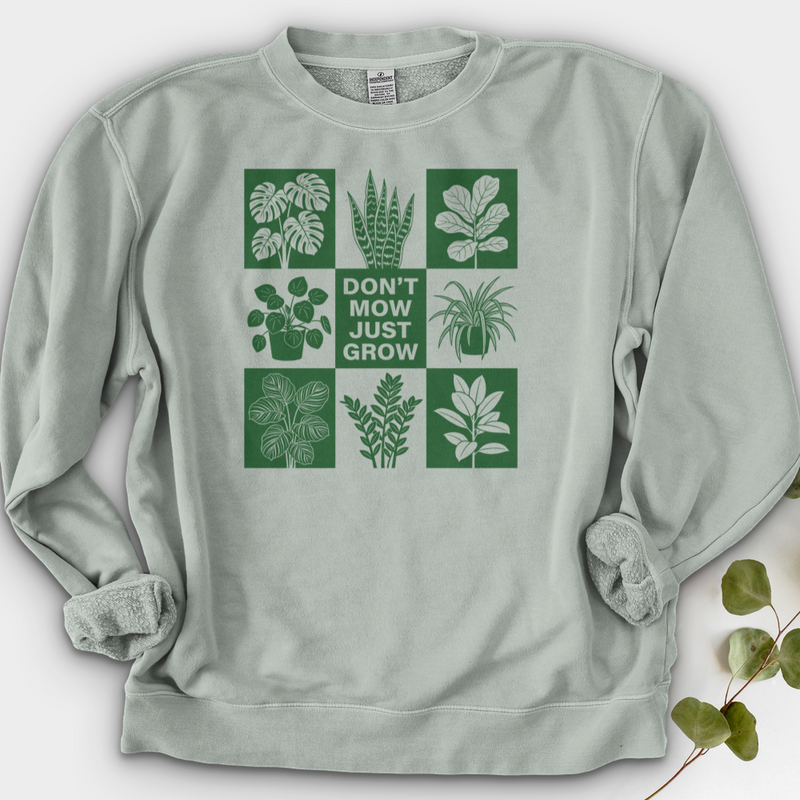 Don't Mow Just Grow Crewneck