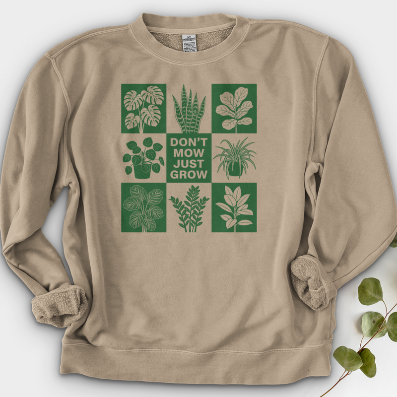 Don't Mow Just Grow Crewneck