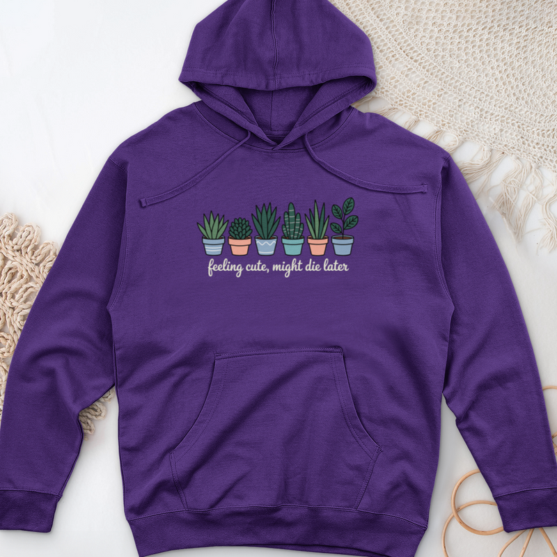 Feeling Cute, Might Die Later Midweight Hooded Sweatshirt