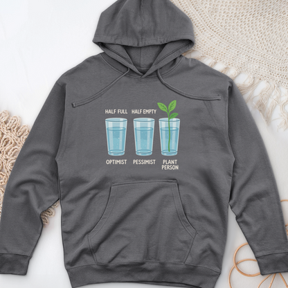 Glass Half Midweight Hooded Sweatshirt