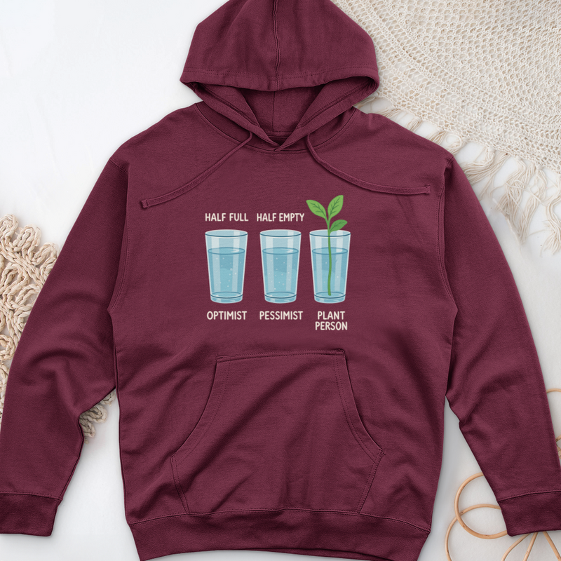 Glass Half Midweight Hooded Sweatshirt