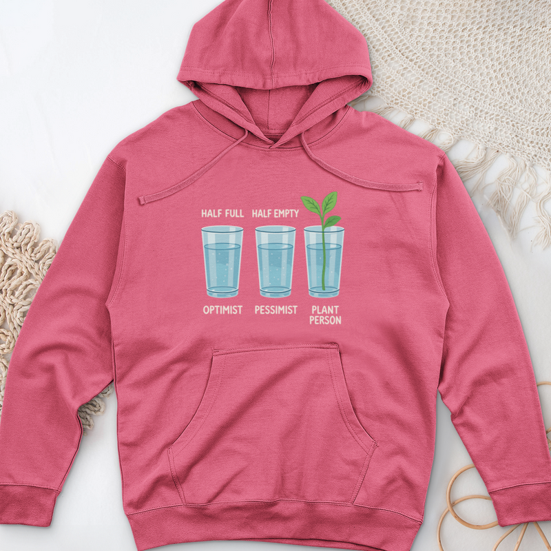 Glass Half Midweight Hooded Sweatshirt