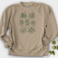 Hand Drawn Botanical Plant Crewneck