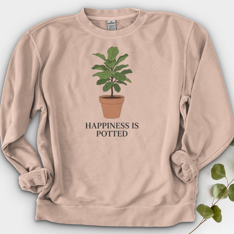 Happiness Is Potted Crewneck