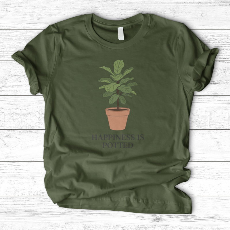 Happiness Is Potted T-Shirt
