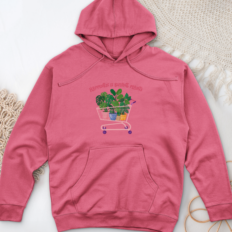 Happiness is Buying Midweight Hooded Sweatshirt