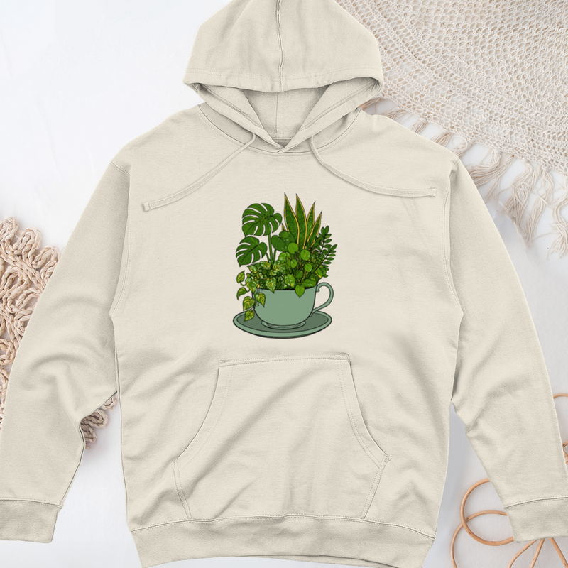 Houseplant Harmony Midweight Hooded Sweatshirt