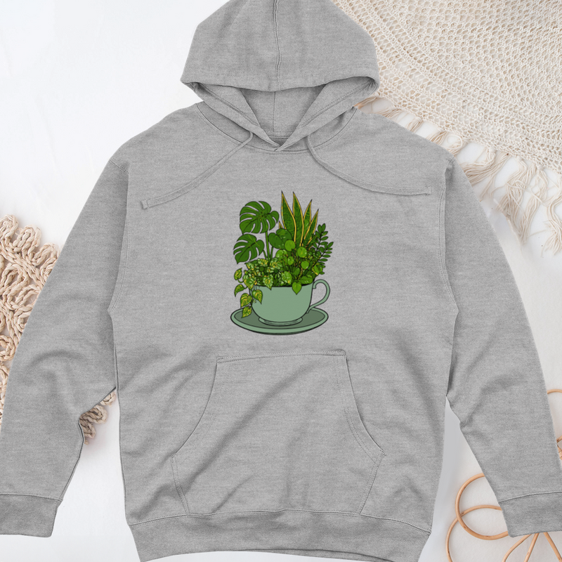 Houseplant Harmony Midweight Hooded Sweatshirt