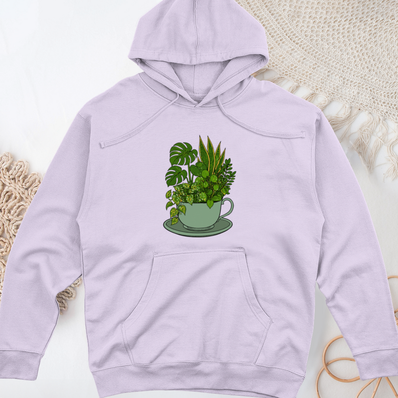 Houseplant Harmony Midweight Hooded Sweatshirt