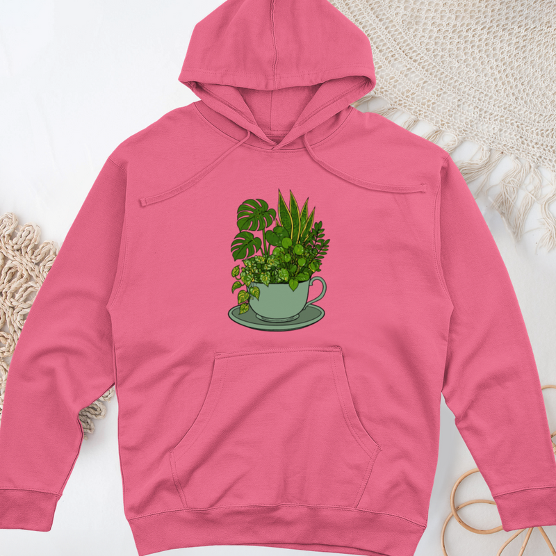 Houseplant Harmony Midweight Hooded Sweatshirt