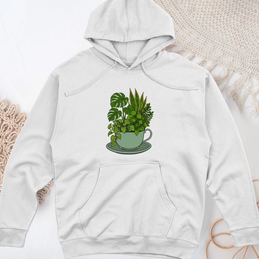 Houseplant Harmony Midweight Hooded Sweatshirt