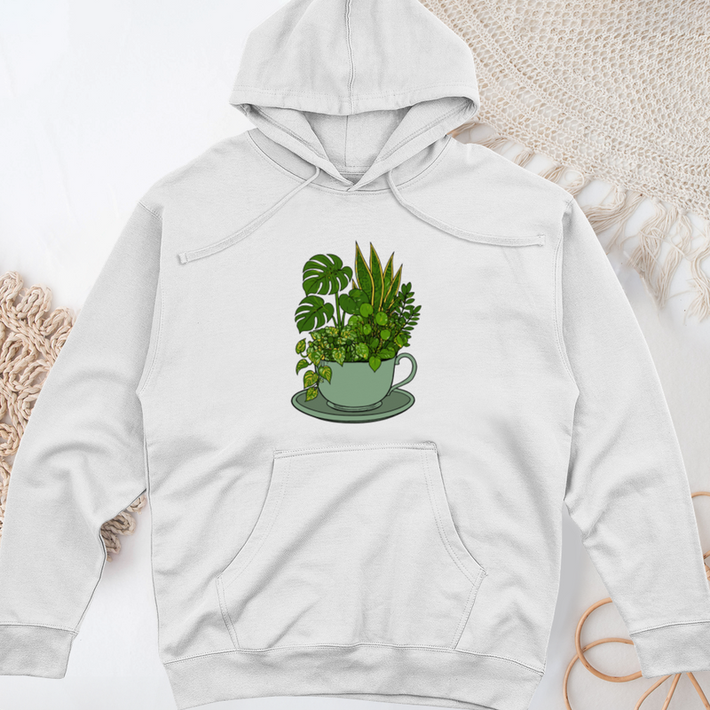 Houseplant Harmony Midweight Hooded Sweatshirt
