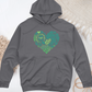 Houseplant Heart Midweight Hooded Sweatshirt