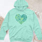 Houseplant Heart Midweight Hooded Sweatshirt