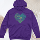 Houseplant Heart Midweight Hooded Sweatshirt