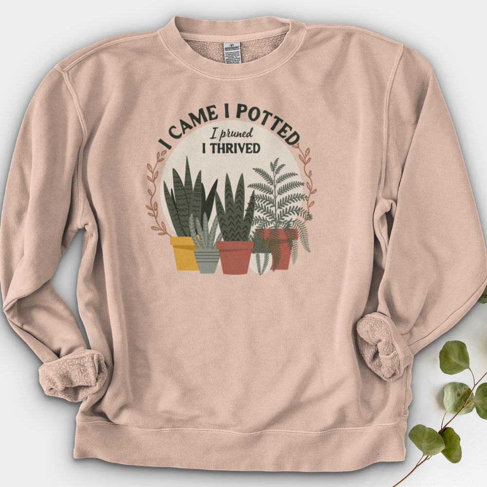 I Came I Potted Crewneck