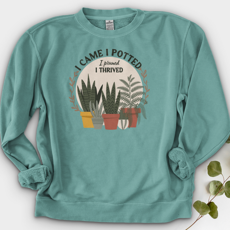 I Came I Potted Crewneck