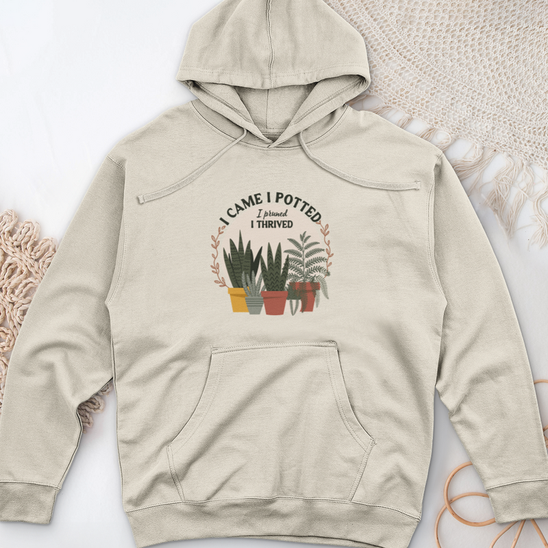 I Came I Potted Midweight Hooded Sweatshirt