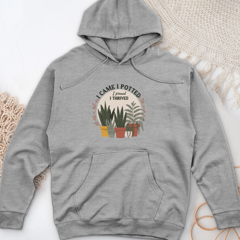 I Came I Potted Midweight Hooded Sweatshirt