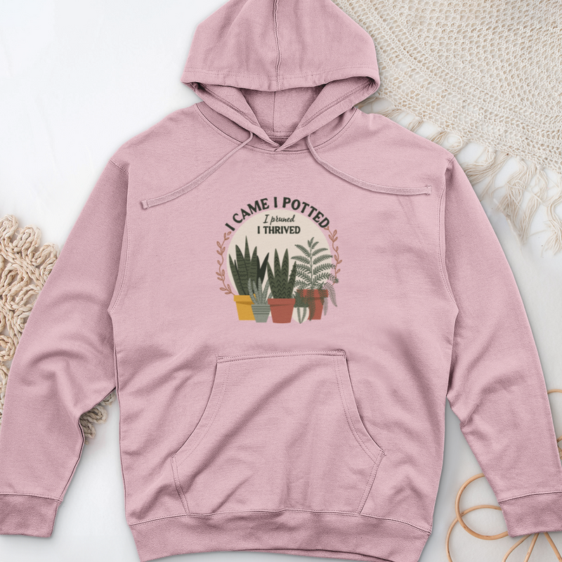 I Came I Potted Midweight Hooded Sweatshirt