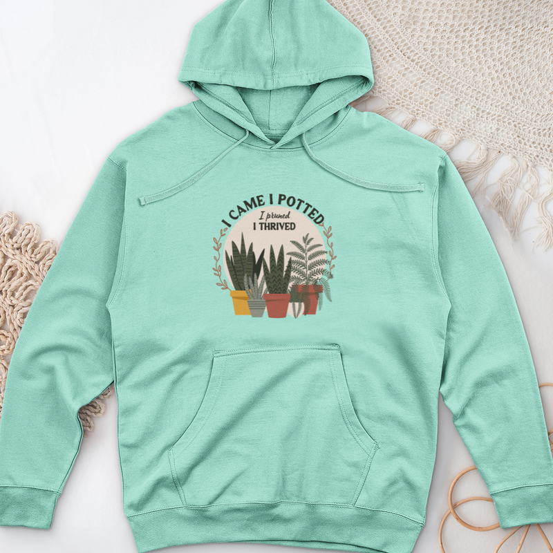 I Came I Potted Midweight Hooded Sweatshirt